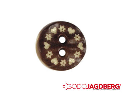 2-hole button imitation stag horn