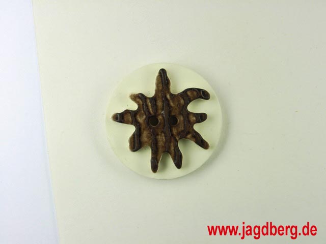 2-hole button imitation stag horn