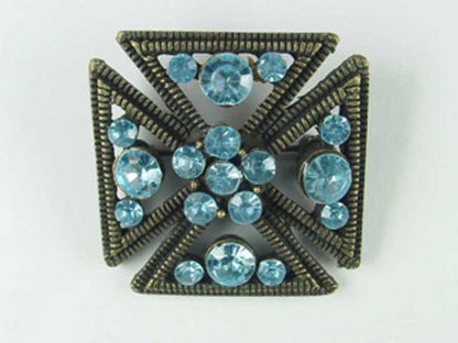 Brooch die-cast/rhinestone