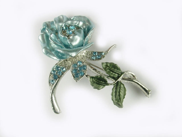 Brooch die-cast/rhinestone