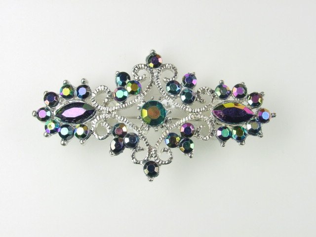 Brooch die-cast/rhinestone