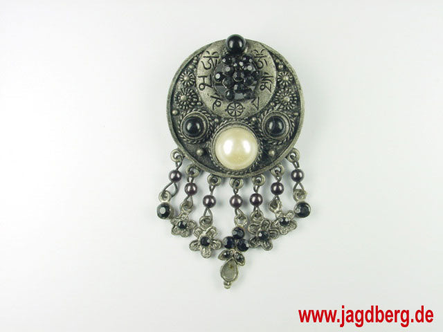 Brooch die-cast/rhinestone