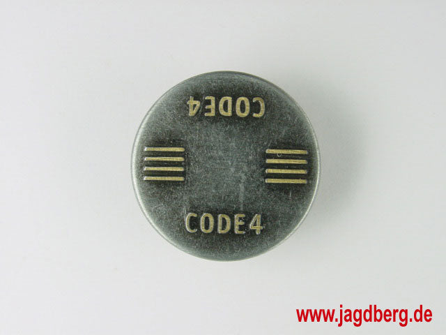 Patent button brass